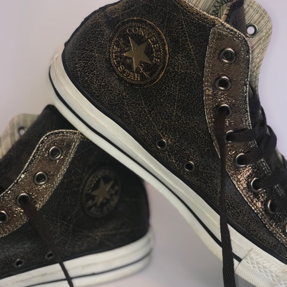 leather all star chuck taylors